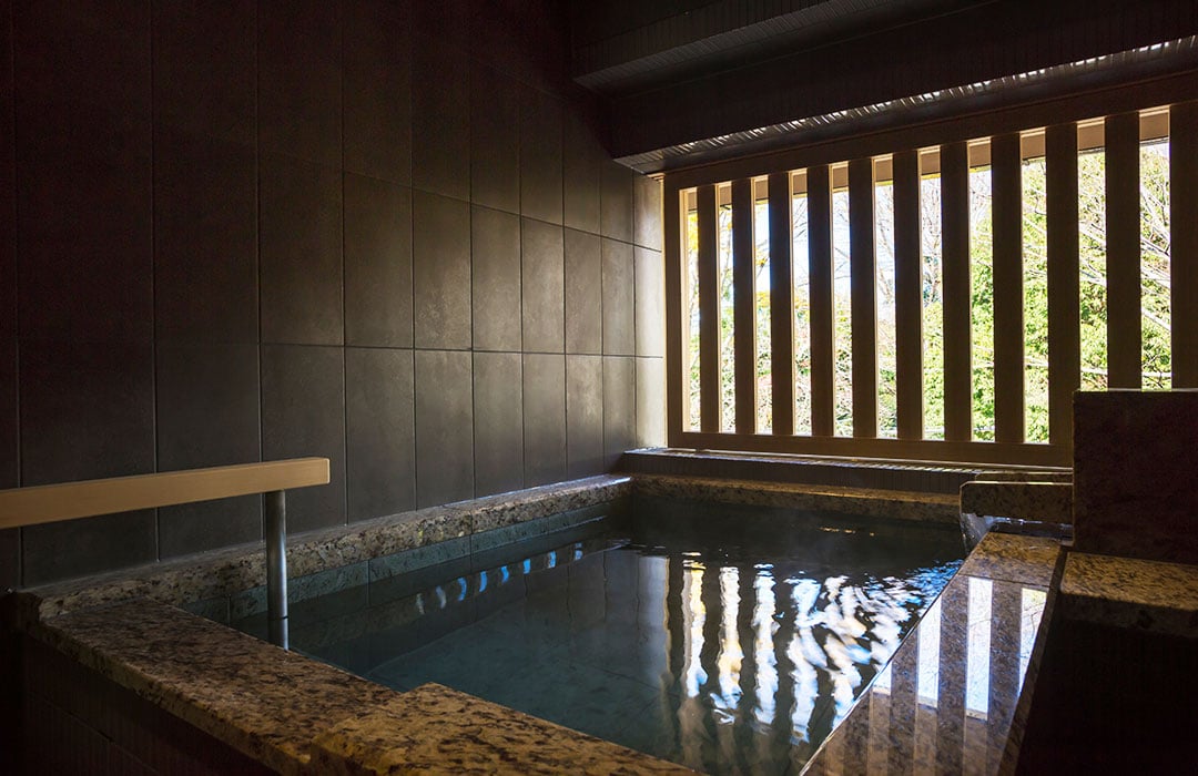 image:Japanese Double Room with Japanese blue stone bath TYPE A