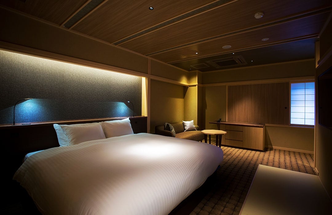 image:Japanese Double Room with Japanese blue stone bath TYPE B