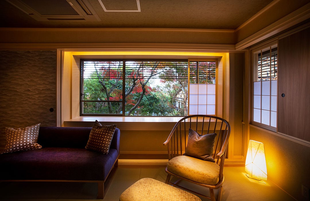 image:Japanese-Western Room with partial open-air bath TYPE B