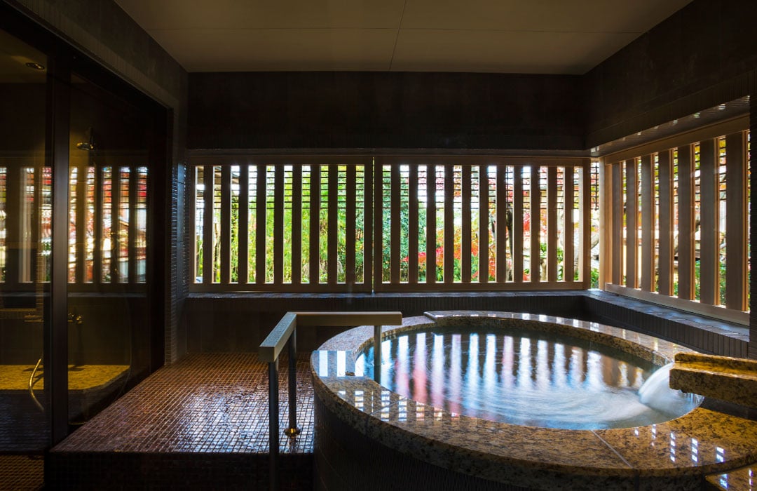 image:Japanese-Western Room with partial open-air bath TYPE B