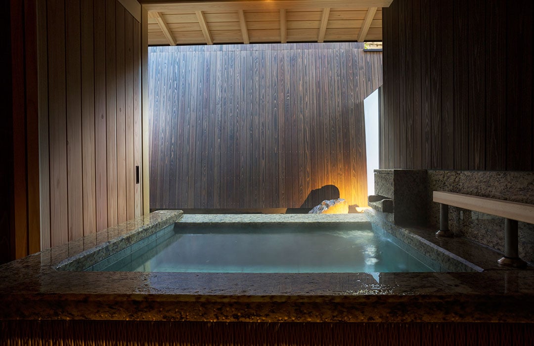 image:Japanese Twin Room with open-air bath/terrace & garden TYPE A