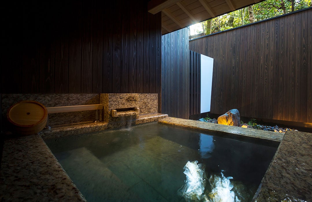 image:Japanese Twin Room with open-air bath/terrace & garden TYPE B