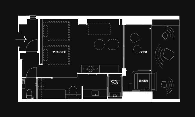 画像：間取り図